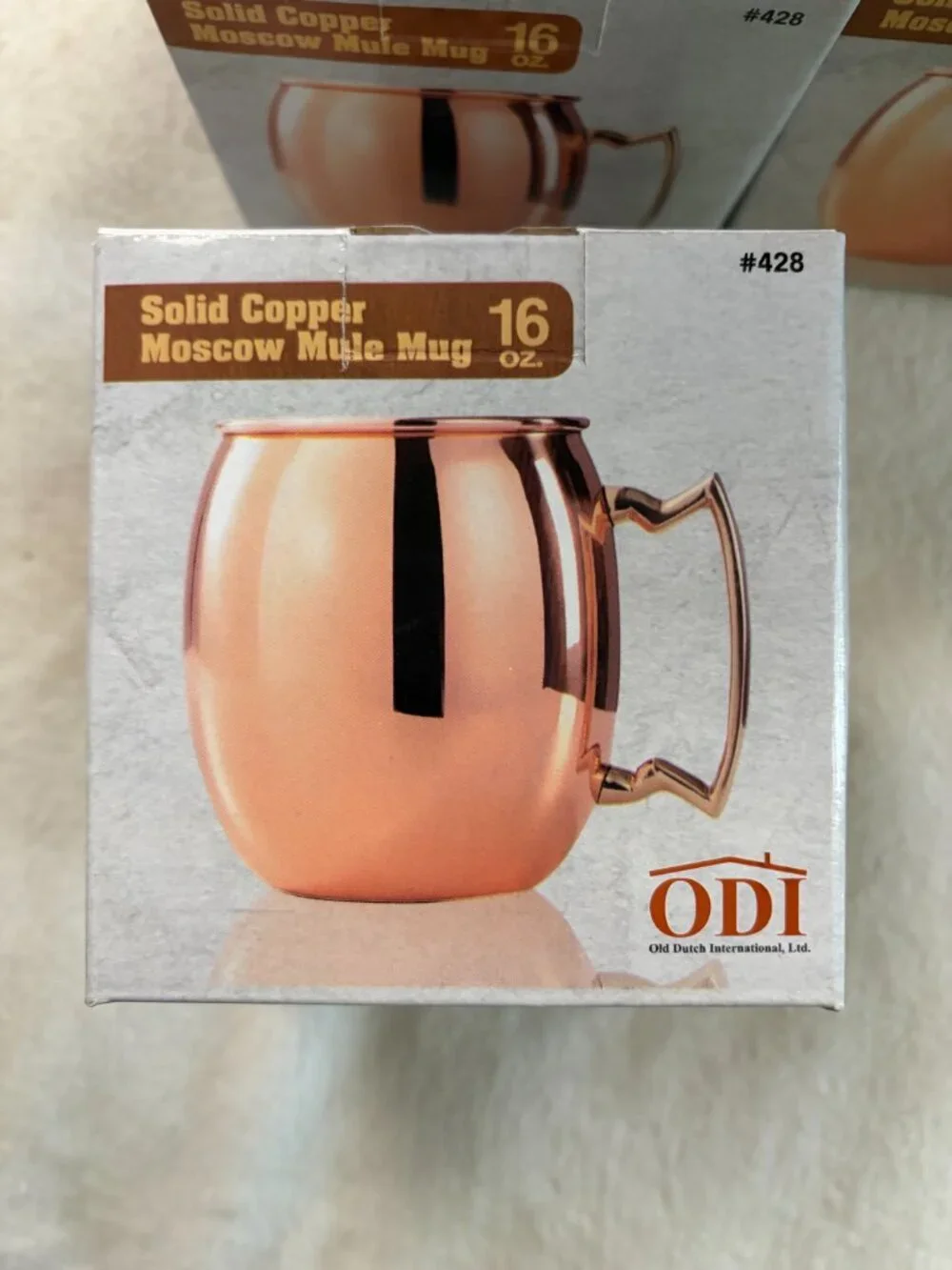 NEW Copper Moscow Mule Mugs (set of 6)